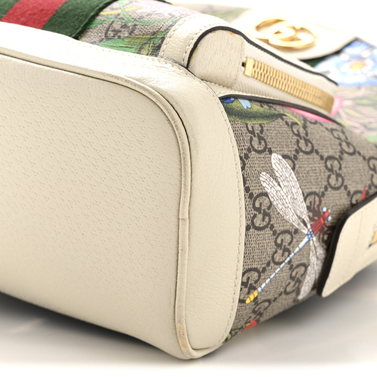 Gucci GG Supreme Monogram Flora Web Small Ophidia Day 