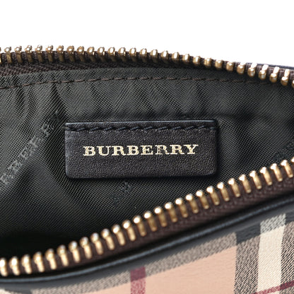 Burberry Haymarket Check Clara Pochette Chocolate 6 of 10