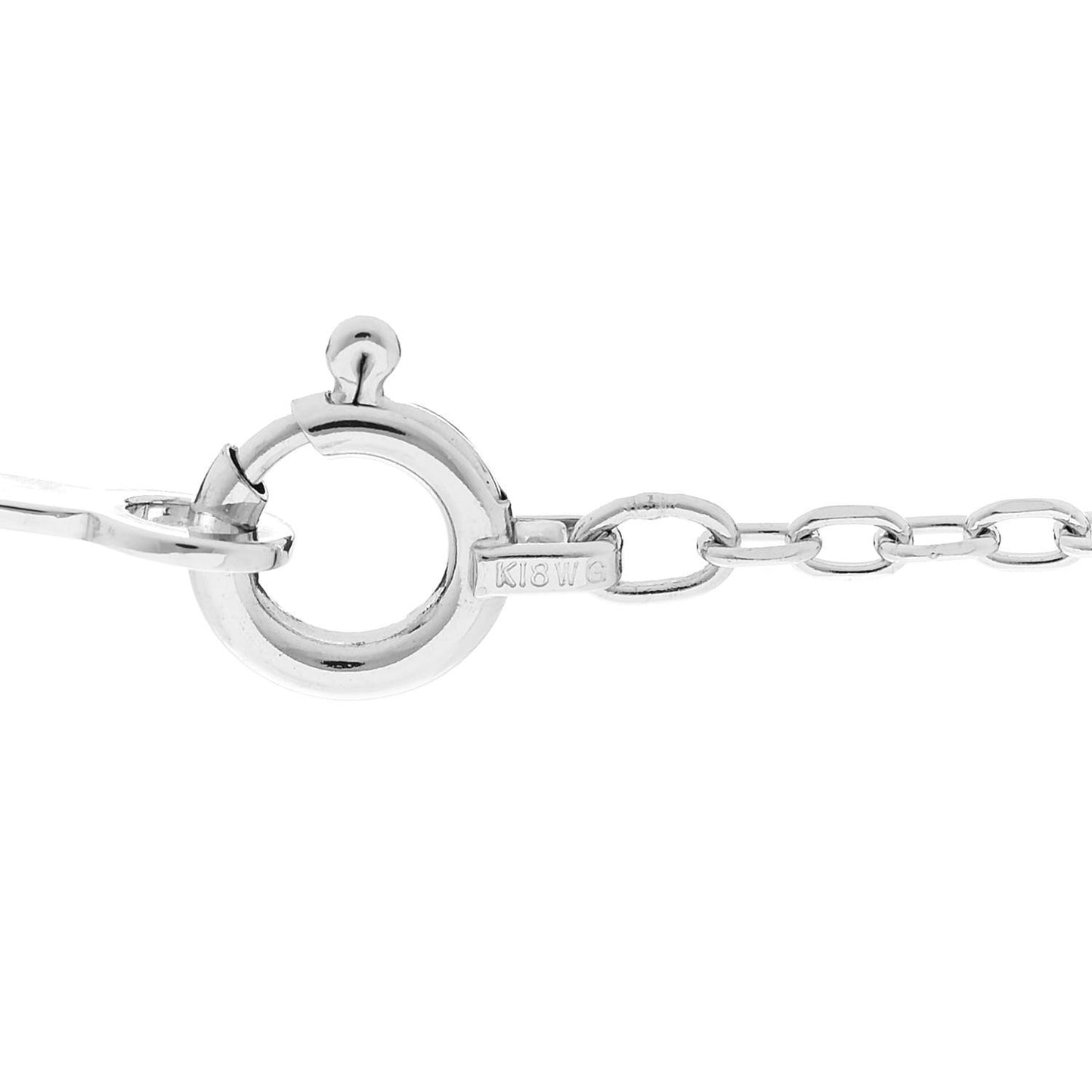 18K White Gold Akoya Cultured Pearl 8-8.5mm Single Pendant Necklace