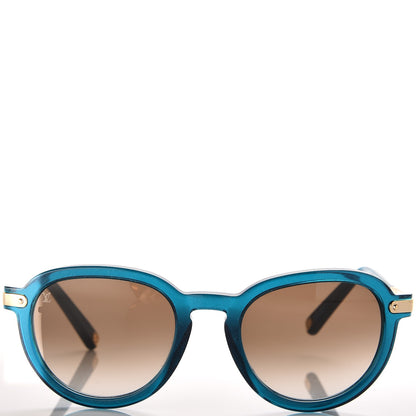 Louis Vuitton Glitter Berry Sunglasses Z0635W Petrole Blue 2 of 7