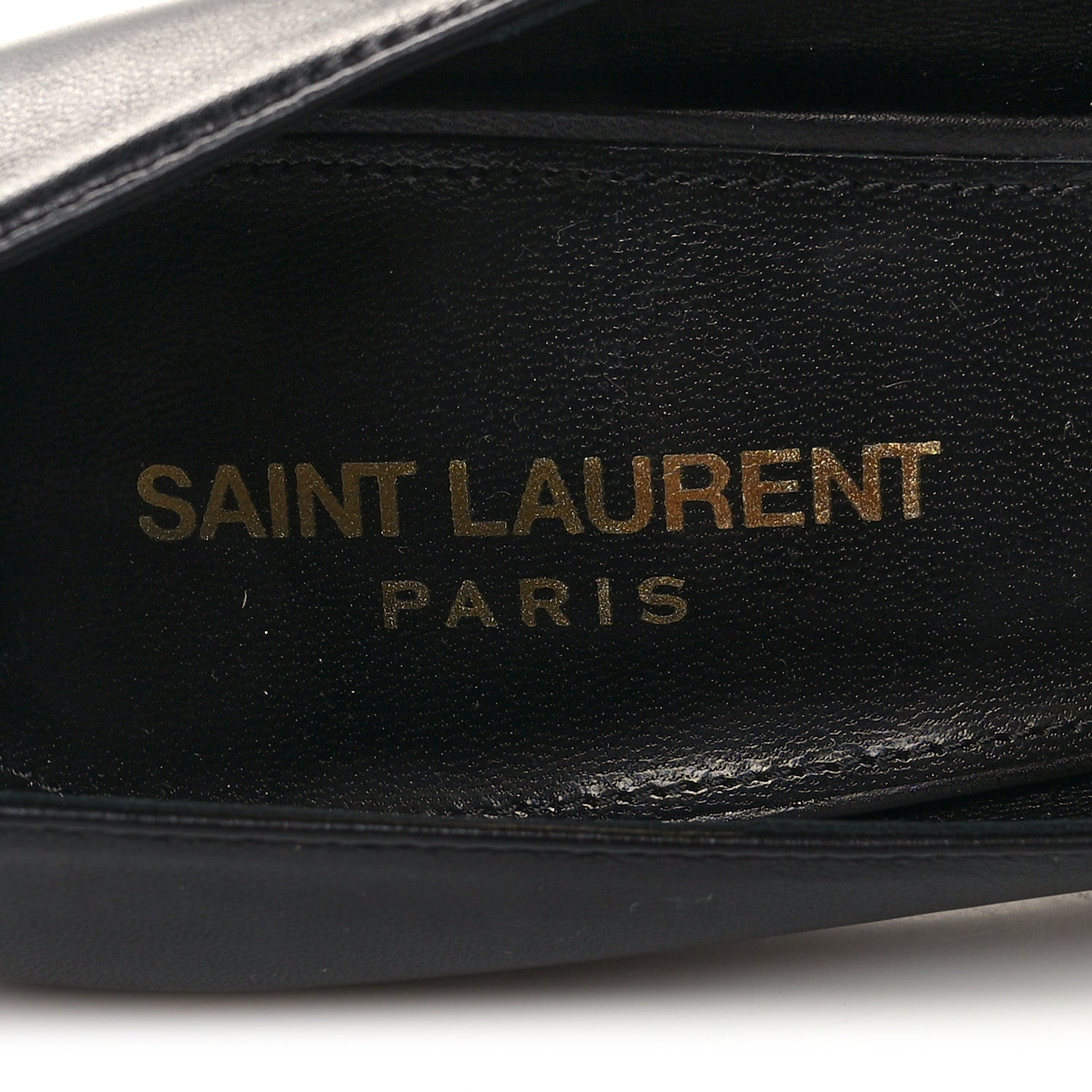 Saint Laurent Calfskin Opyum 110 Pumps 40 Black 8 of 8