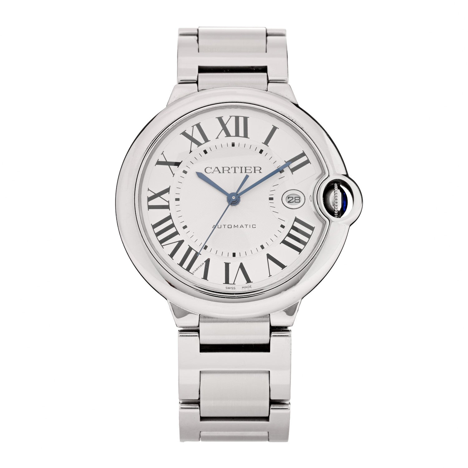 Cartier Stainless Steel 42mm Ballon Bleu De Cartier Automatic Watch 1 of 5