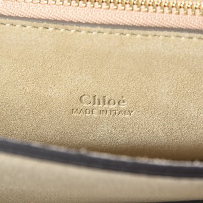 Chloe Calfskin Suede Medium Faye Shoulder Bag Carbon Brown 6 of 7
