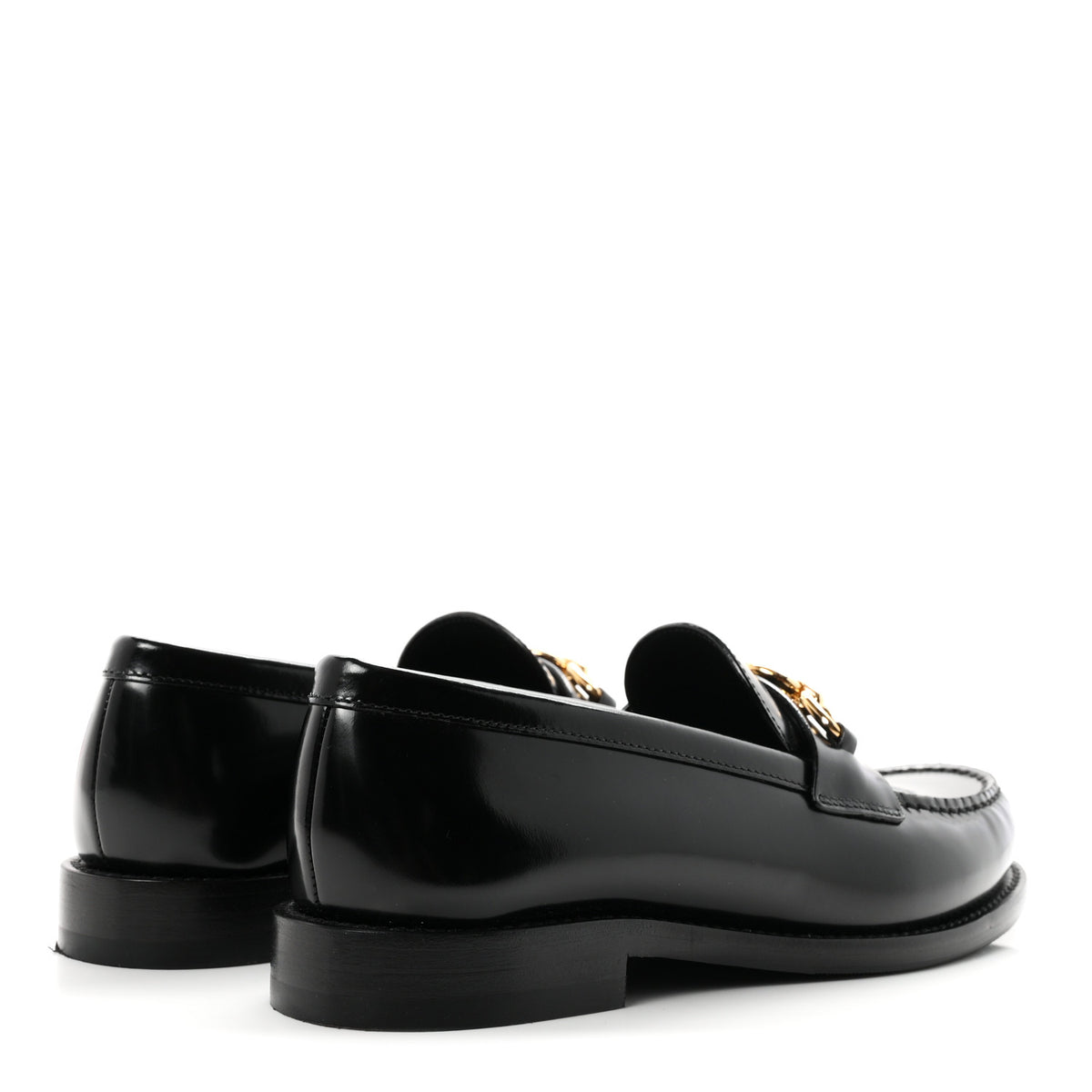 Louis Vuitton Lambskin Soho Flat Loafer 36.5 Black 5 of 9