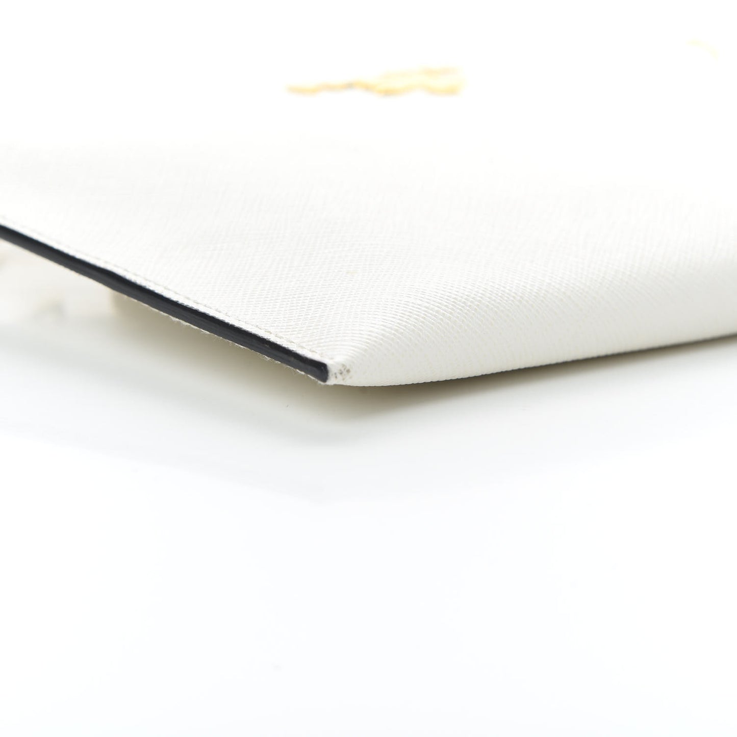 Saffiano Small Flat Pouch Talco