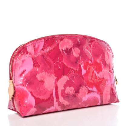 Louis Vuitton Vernis Ikat Cosmetic Pouch Rose Indien 3 of 6