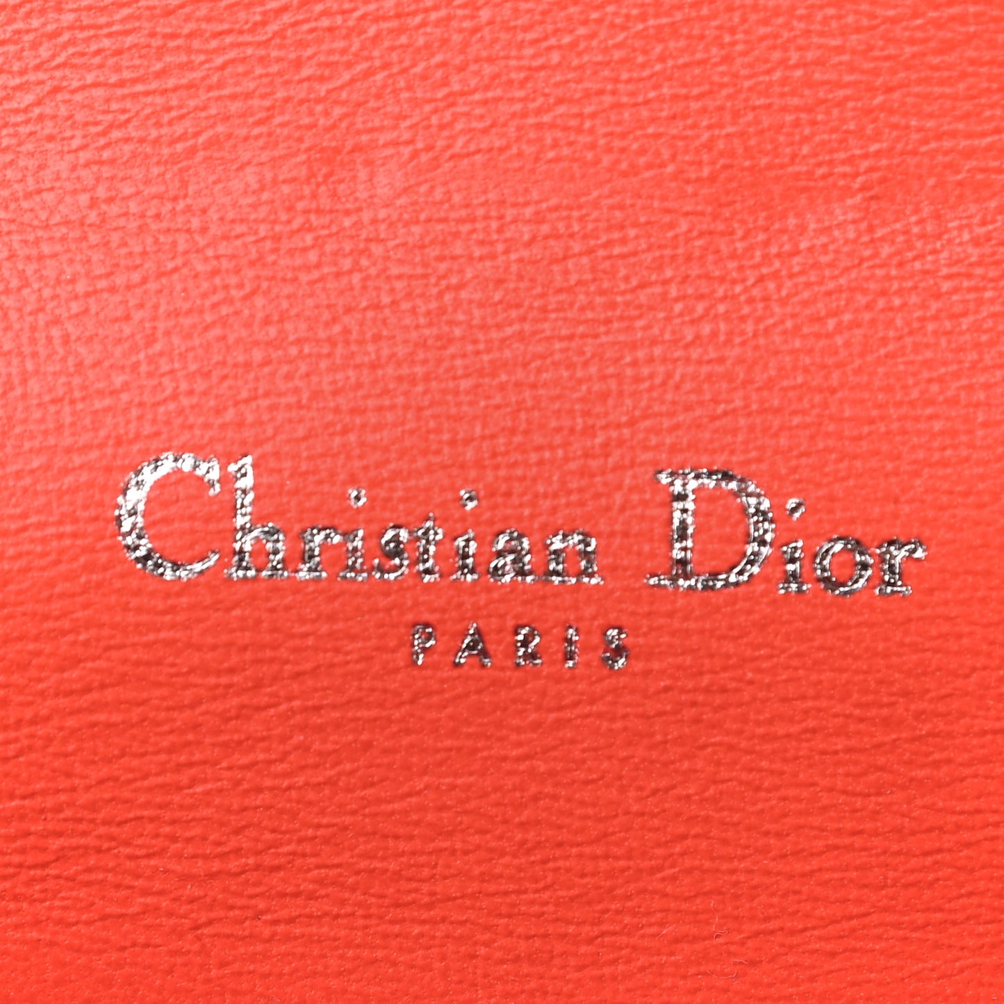 Lambskin Cannage Mini Miss Dior Flap Orange