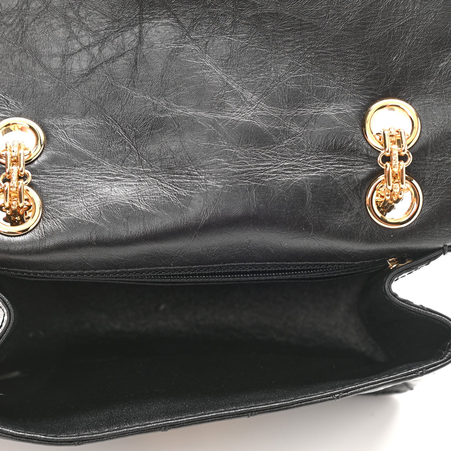 Chanel Aged Calfskin Quilted 2.55 Reissue Mini Flap Black 5 of 11