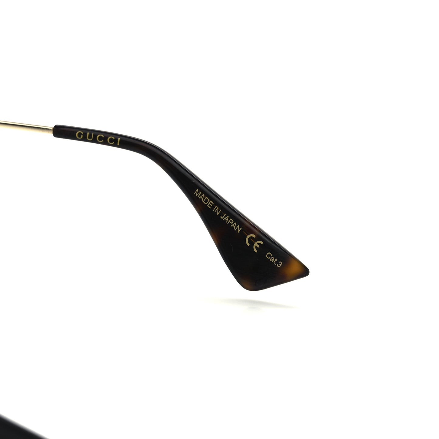 Metal Web Aviator Sunglasses GG0062S Green Red