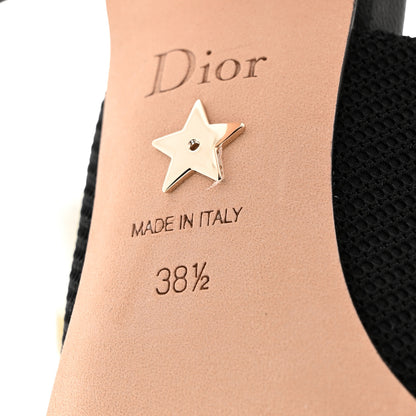 Christian Dior Technical Canvas Ribbon J'Adior Slingback 100mm Pumps 38.5 Black 7 of 12