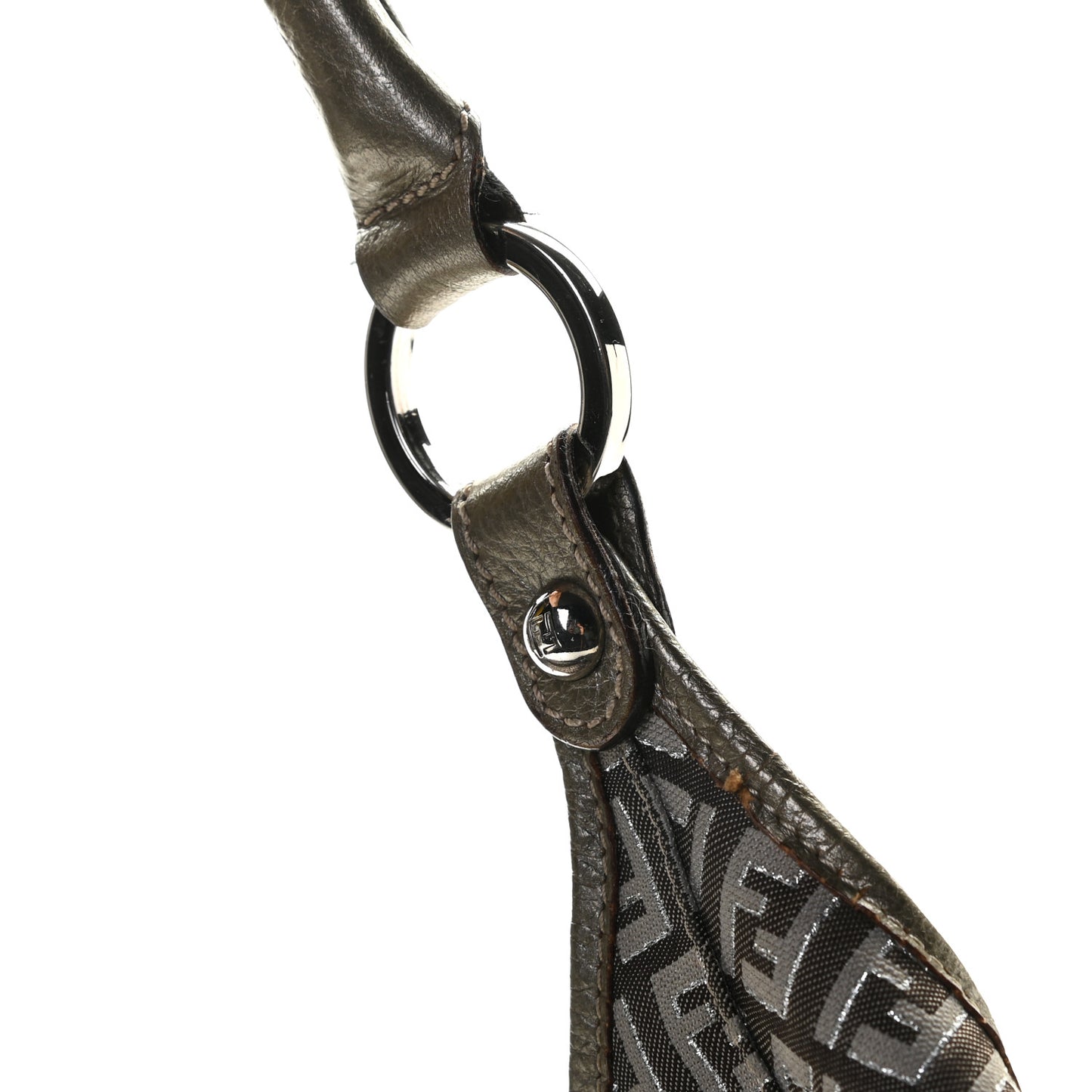 Zucchino Vachetta Shoulder Bag Caffe Argilla Canna di Fucile