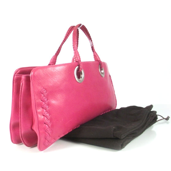 Bottega Veneta Leather East West Bag Pink 3 of 8