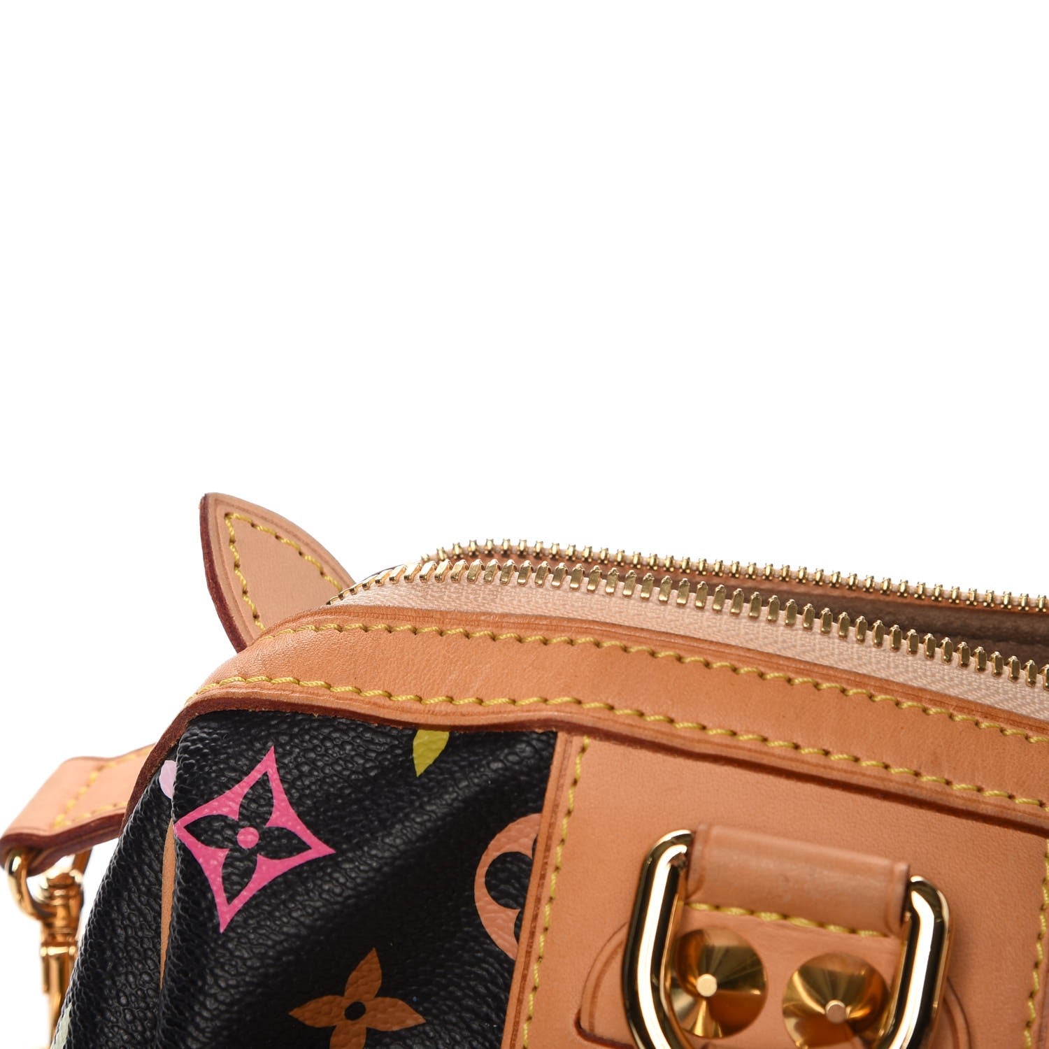 Louis Vuitton Monogram Multicolor Courtney GM Black 10 of 14