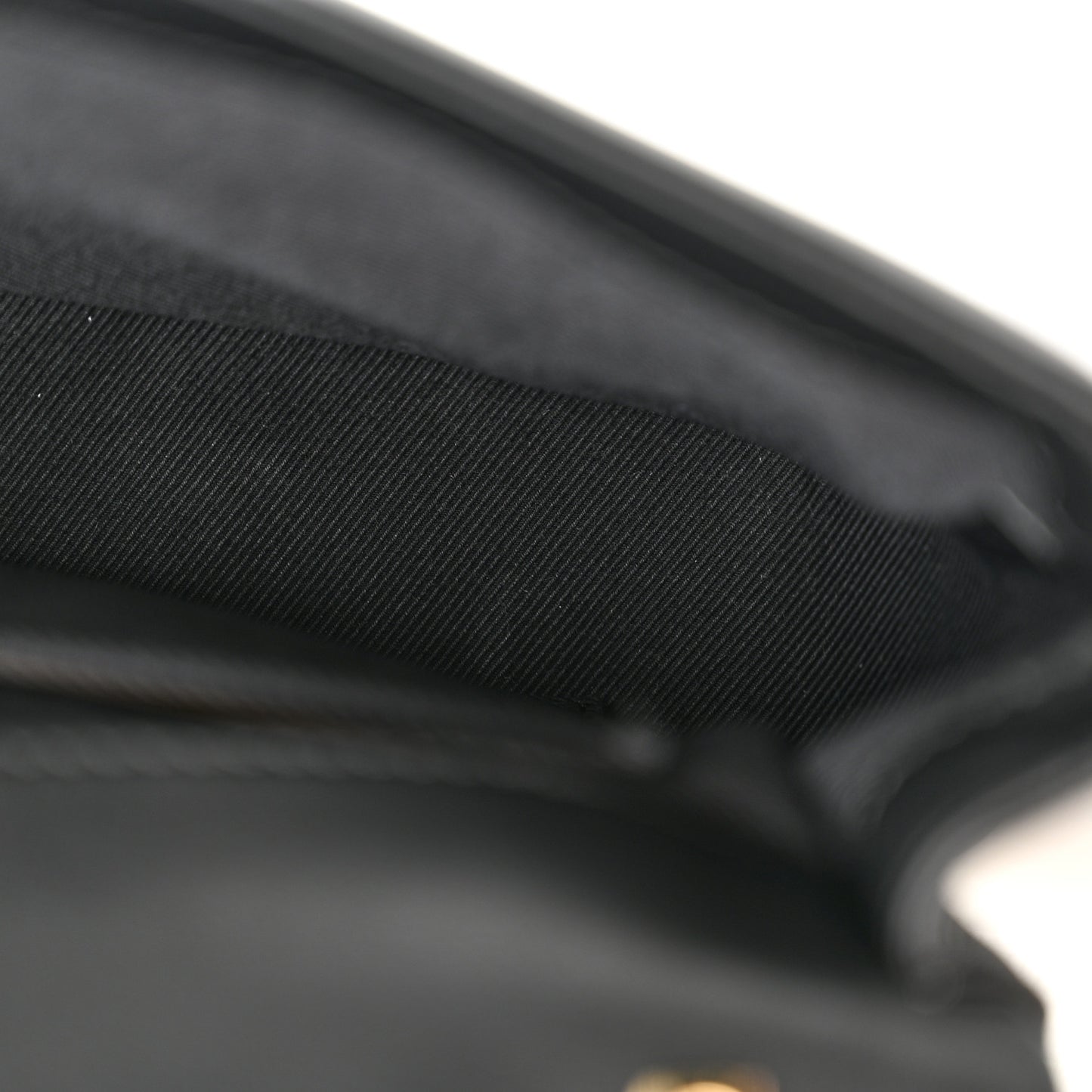 Lambskin Quilted Small Lola Bag White Black