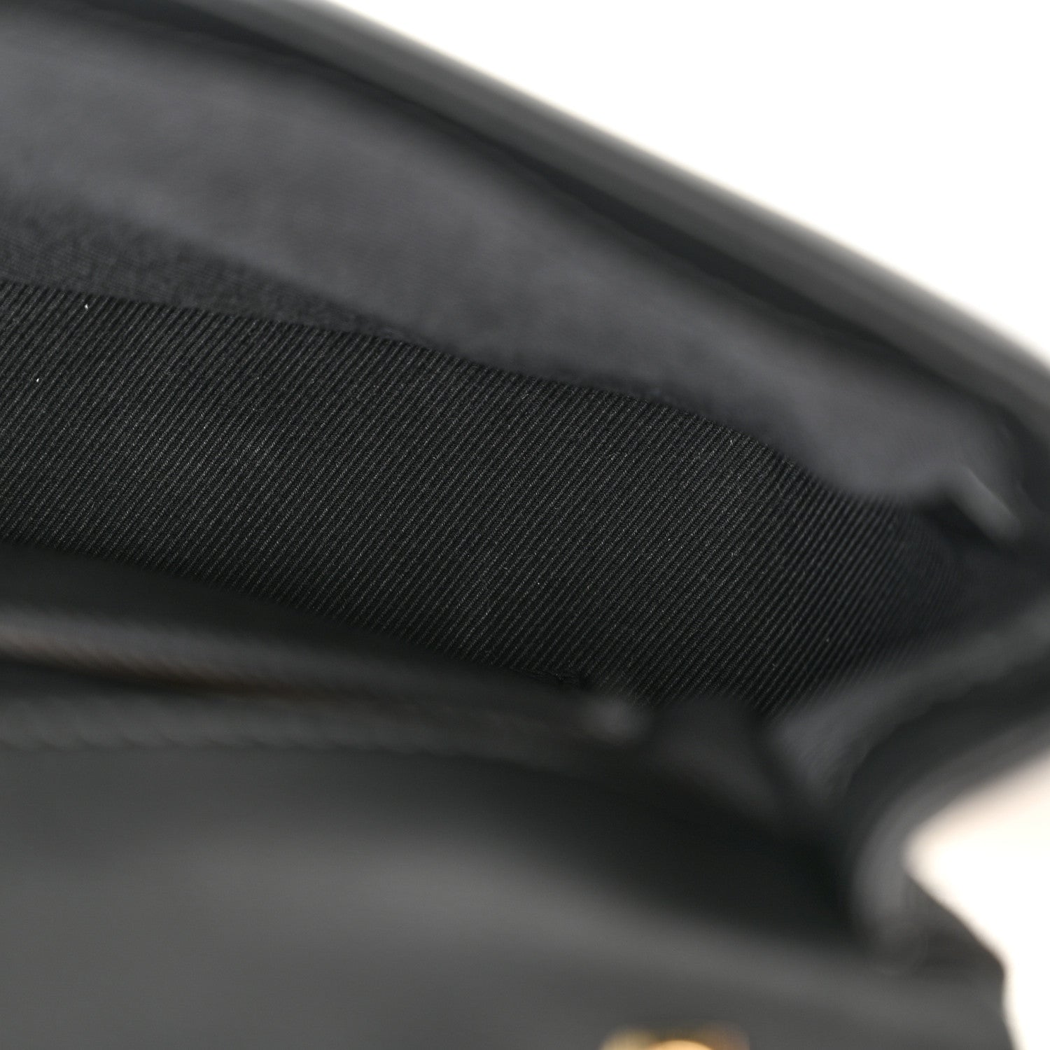 Burberry Lambskin Quilted Small Lola Bag White Black 11 of 12