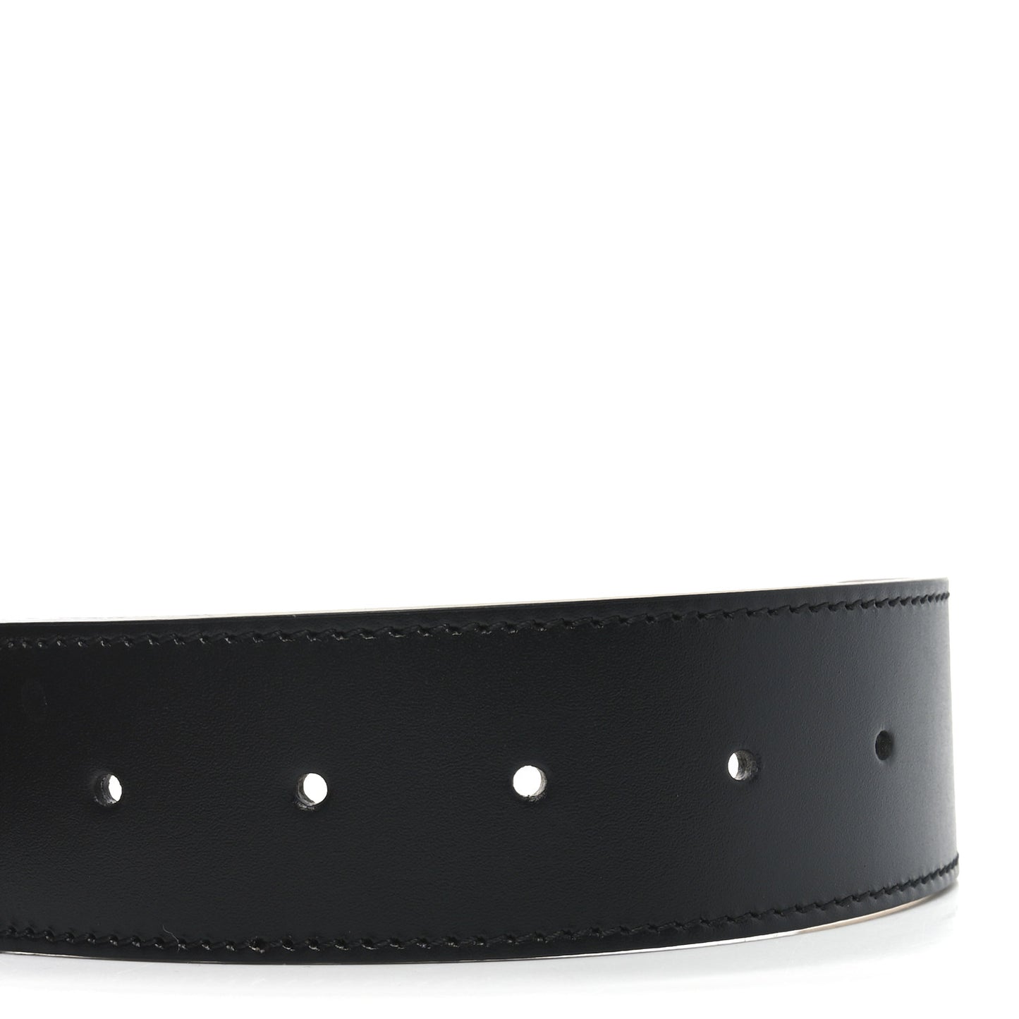 Calfskin Web Interlocking G Belt 115 46 Black