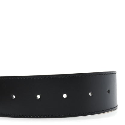 Gucci Calfskin Web Interlocking G Belt 115 46 Black 4 of 5