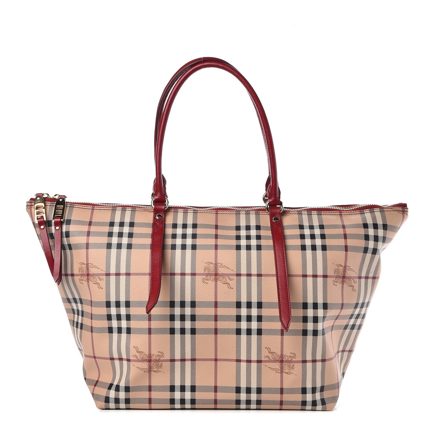 Haymarket Check Medium Salisbury Tote Military Red