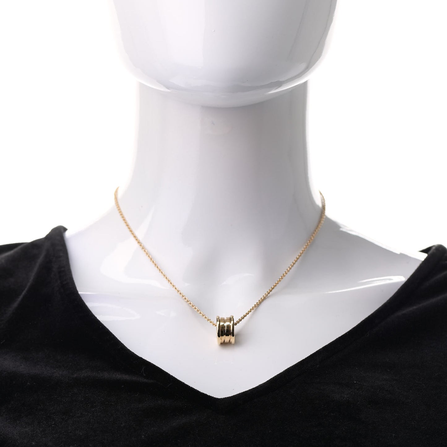 18K Yellow Gold B.Zero1 Pendant Necklace