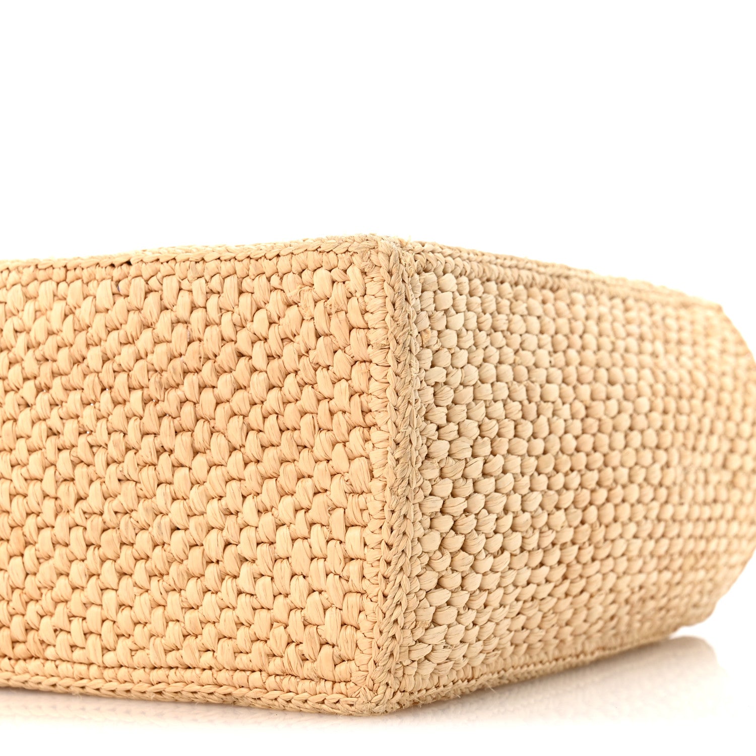Loewe X PAULA'S IBIZA Raffia Small Font Tote Natural Tan 9 of 9