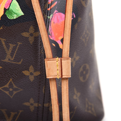 Louis Vuitton Monogram Roses Neverfull MM 22 of 22