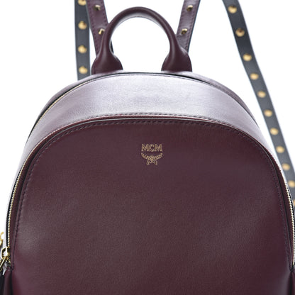 MCM Calfskin Mini Duchess Polke Studs Backpack Mystic Purple 8 of 14