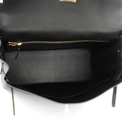 Hermes Togo Kelly Retourne 35 Black 6 of 25