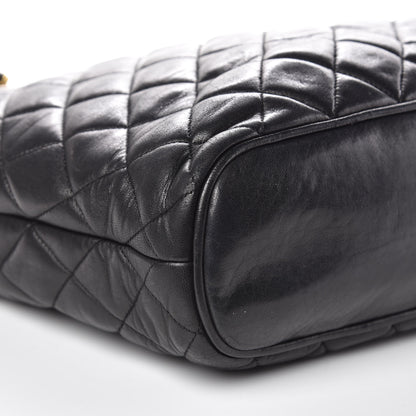Chanel Lambskin Quilted Shoulder Bag Black 8 of 13