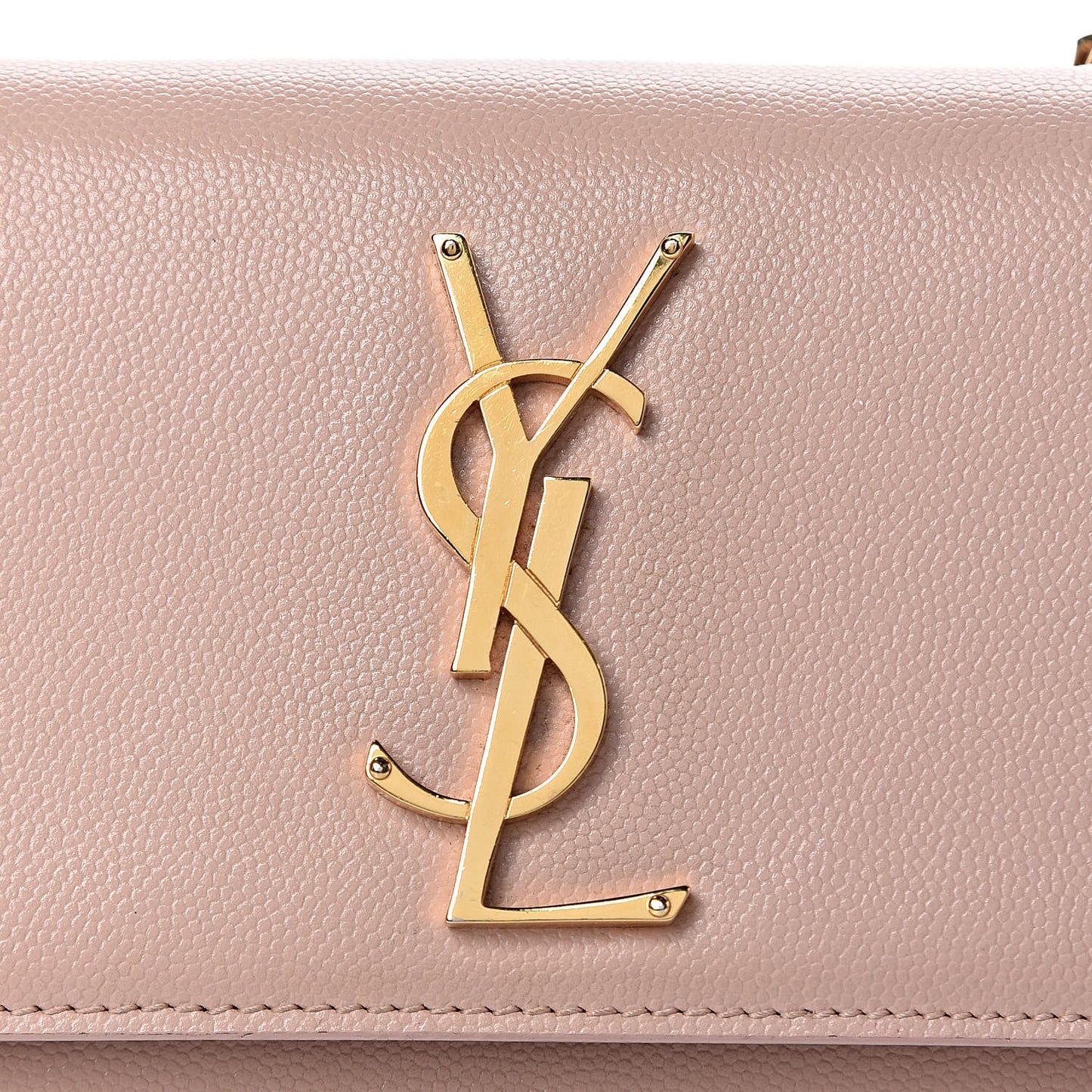 Grain De Poudre Small Monogram Kate Satchel Pale Blush