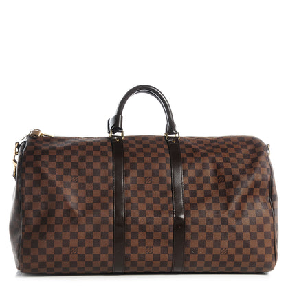 Louis Vuitton Damier Ebene Keepall Bandouliere 55 1 of 7