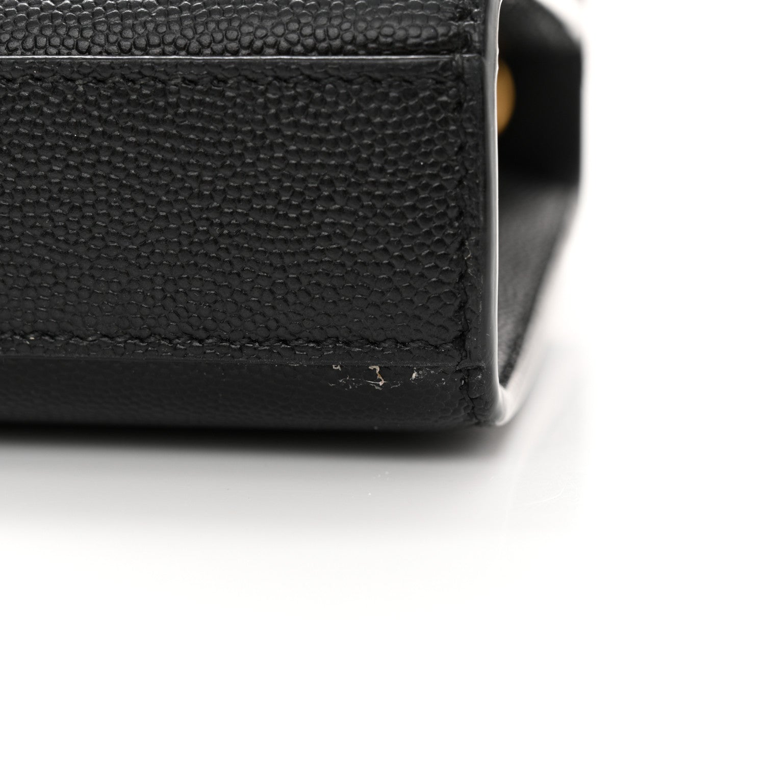 Saint Laurent Grain De Poudre Small Monogram Kate Satchel Black 14 of 14