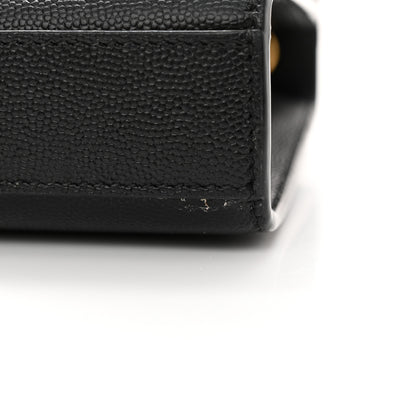 Saint Laurent Grain De Poudre Small Monogram Kate Satchel Black 14 of 14