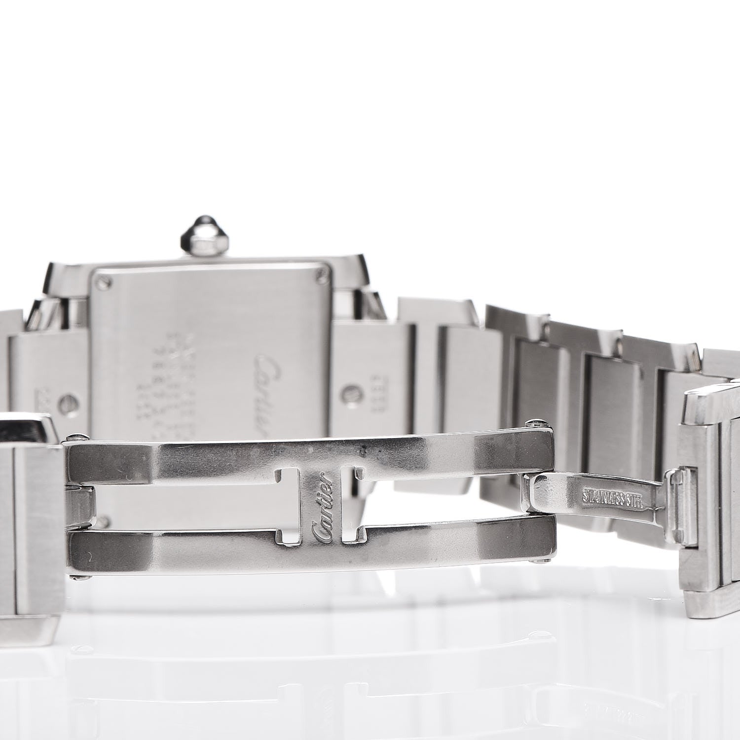 Cartier Stainless Steel 25mm Tank Francaise Quartz Watch 6 of 7