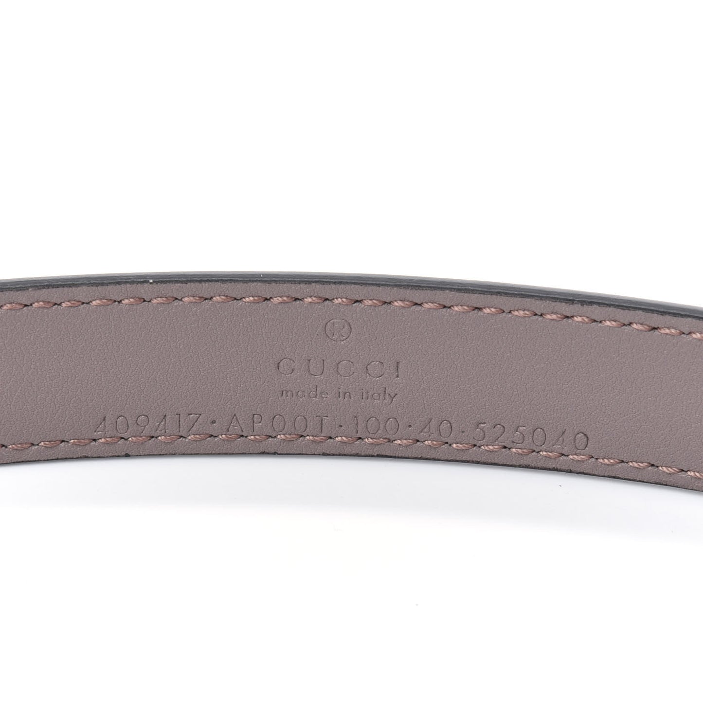 Calfskin Double G 20mm Belt 100 40 Porcelain Rose