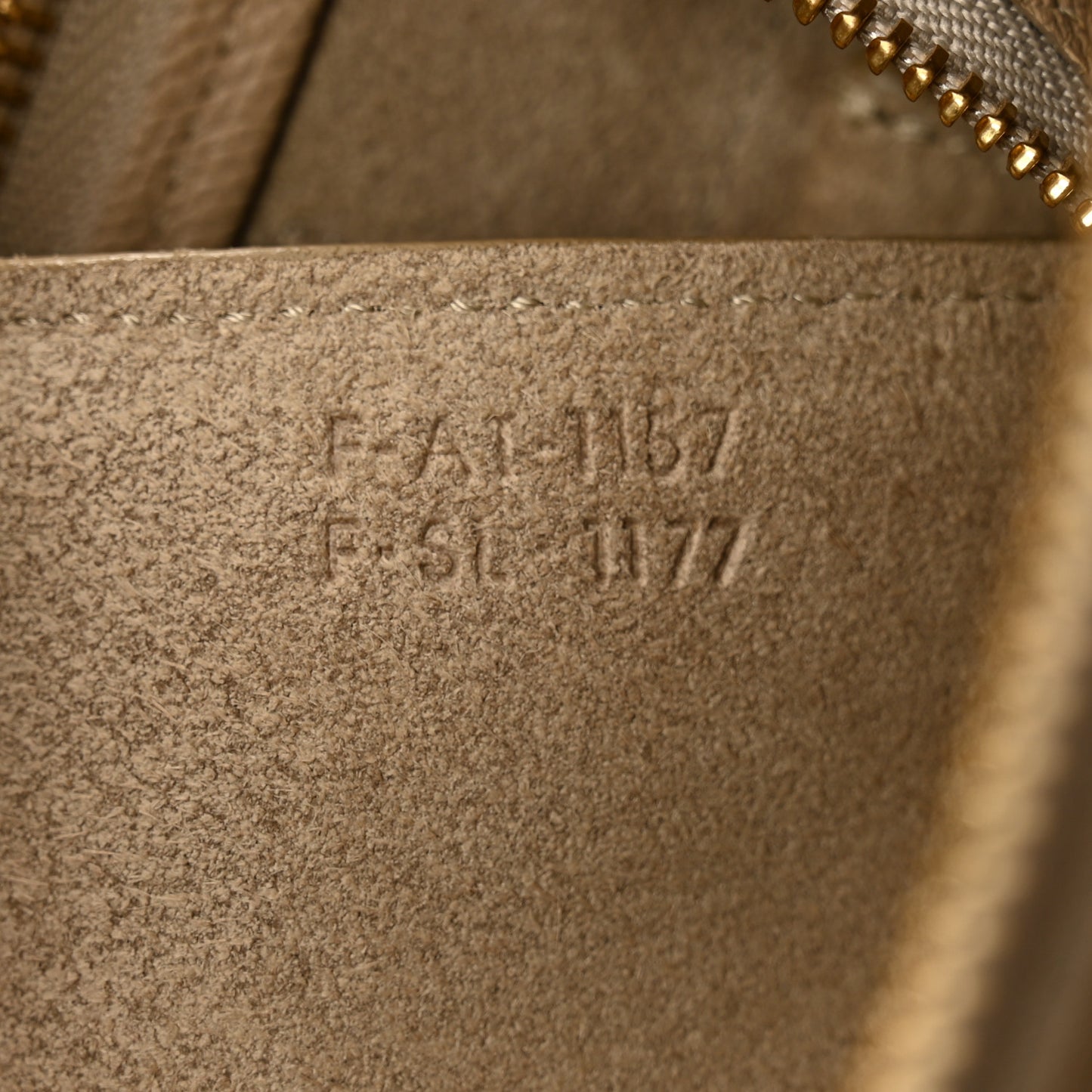 Grained Calfskin Micro Belt Bag Light Taupe