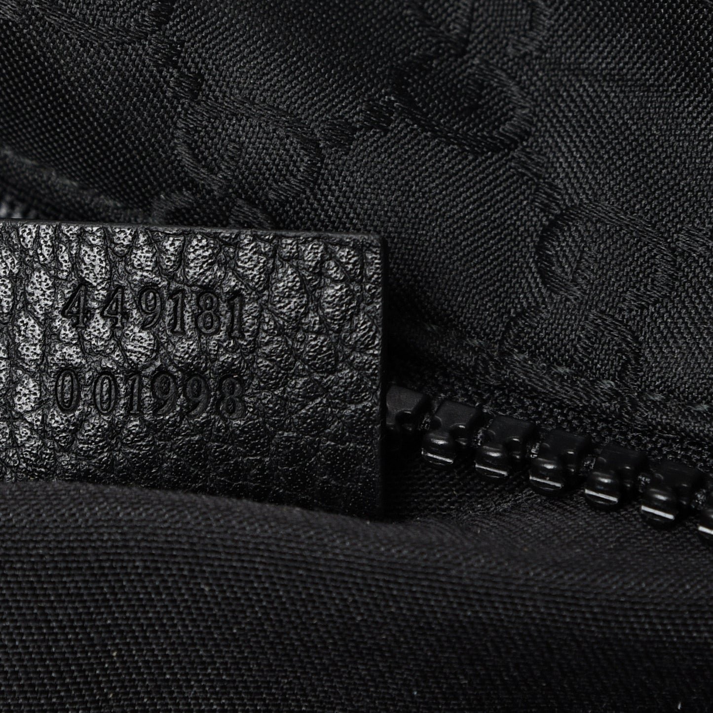 Nylon Monogram Slim Backpack Black