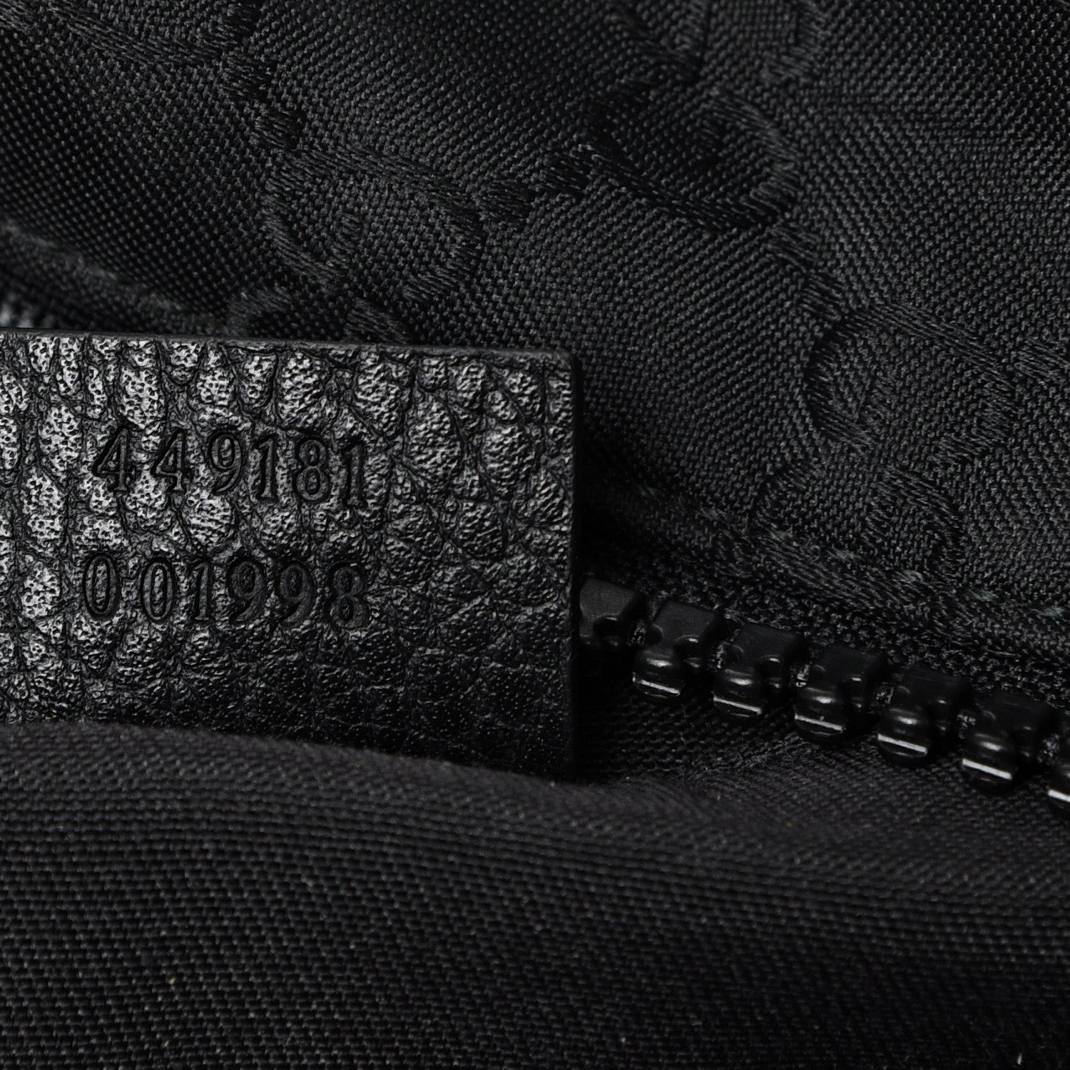 Gucci Nylon Monogram Slim Backpack Black 6 of 9