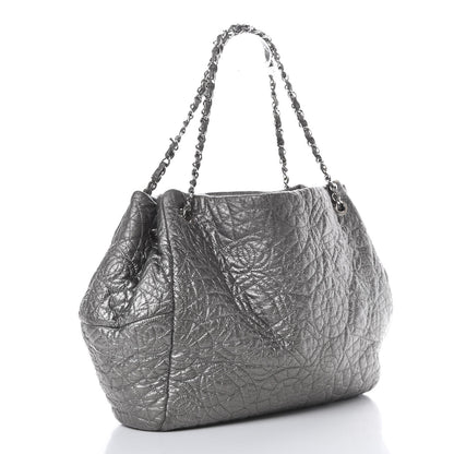 Chanel Vinyl Graphic Edge Tote Silver 2 of 21