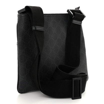 Gucci GG Plus Flat Messenger Bag Black Grey 3 of 9