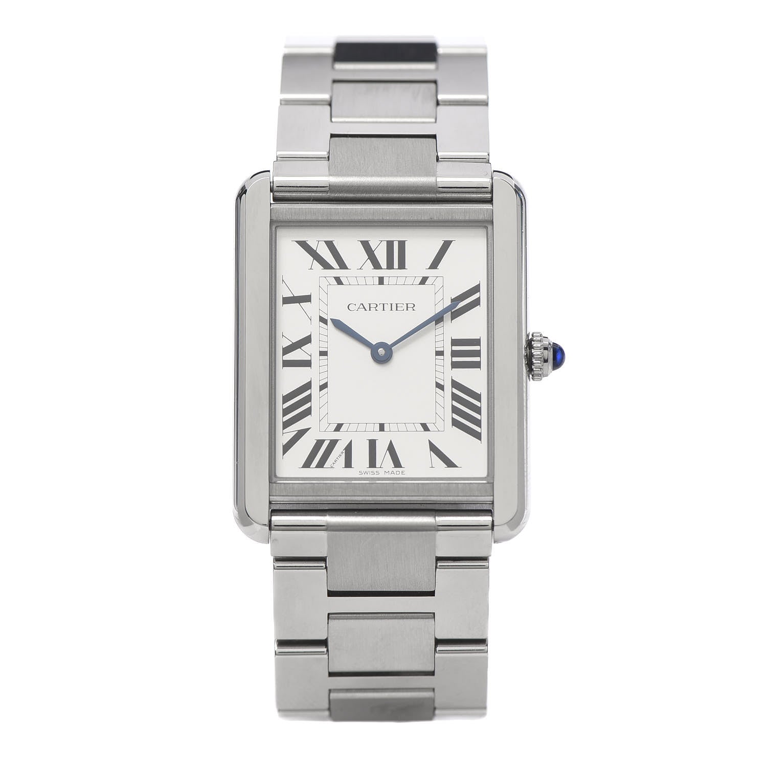 Cartier Stainless Steel 27mm Tank Solo Quartz Watch 1 of 7