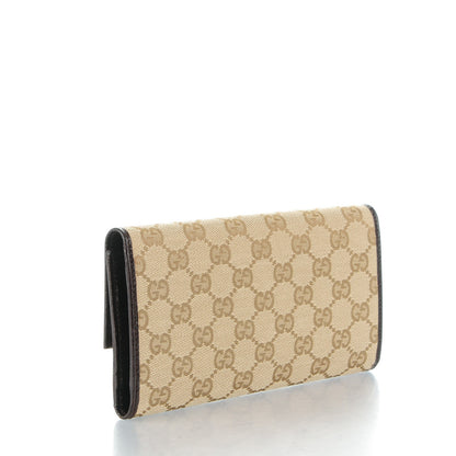 Gucci Monogram Continental Flap Wallet Dark Brown 3 of 7