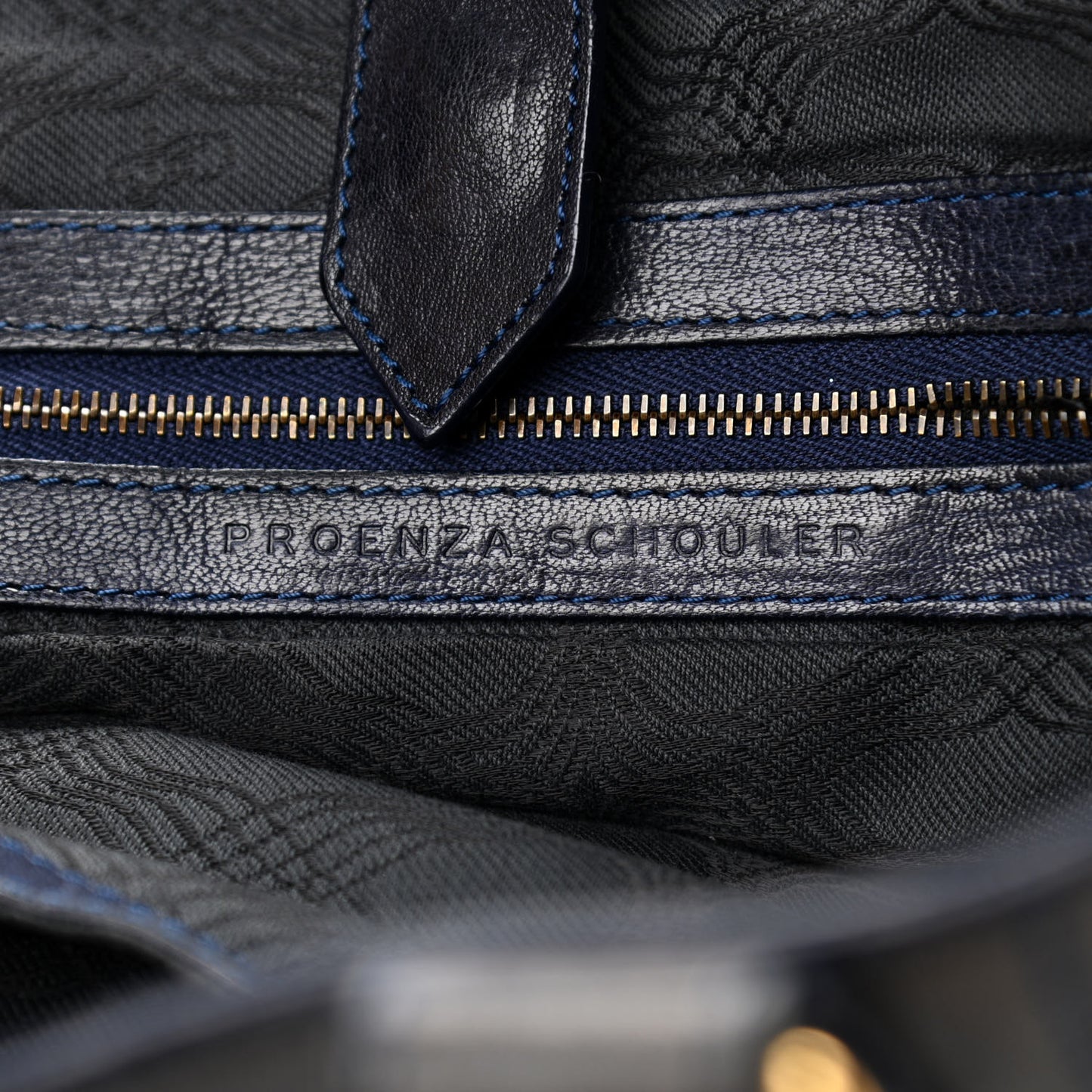 Lambskin PS1 Tote Indigo