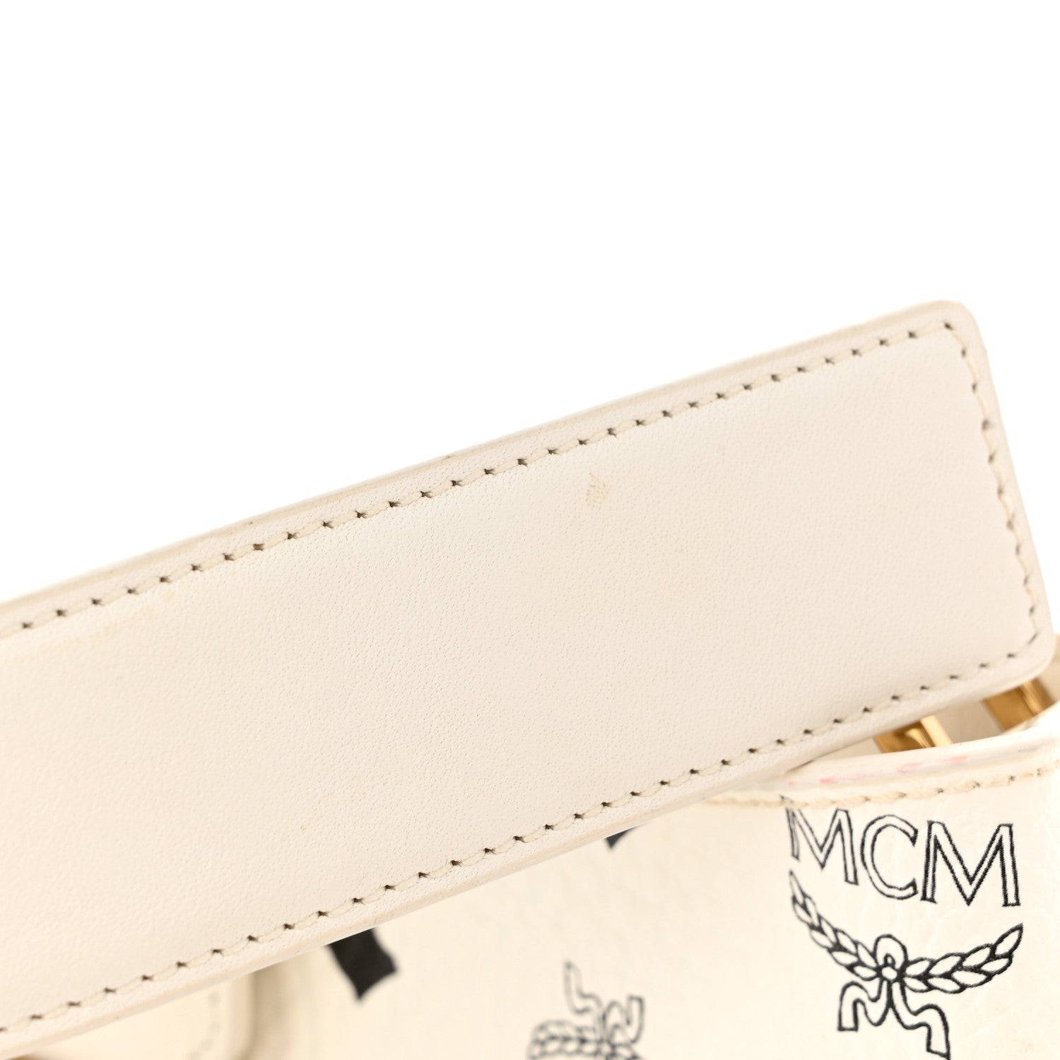 MCM Visetos Patricia Hobo White 12 of 12
