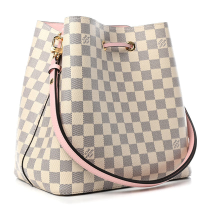 Louis Vuitton Damier Azur Neonoe MM Eau De Rose 2 of 4