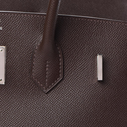 Hermes Epsom Birkin 35 Chocolate 23 of 38
