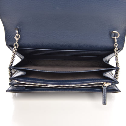 Gucci Dollar Calfskin Crystal Mini Dionysus Chain WalletCalfskin Mini Dionysus Chain Wallet Blue Agata Black Diamond 5 of 11