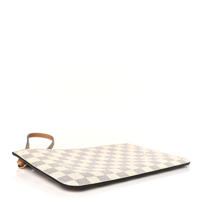 Louis Vuitton Damier Azur Braided Neverfull MM GM Pochette 4 of 9