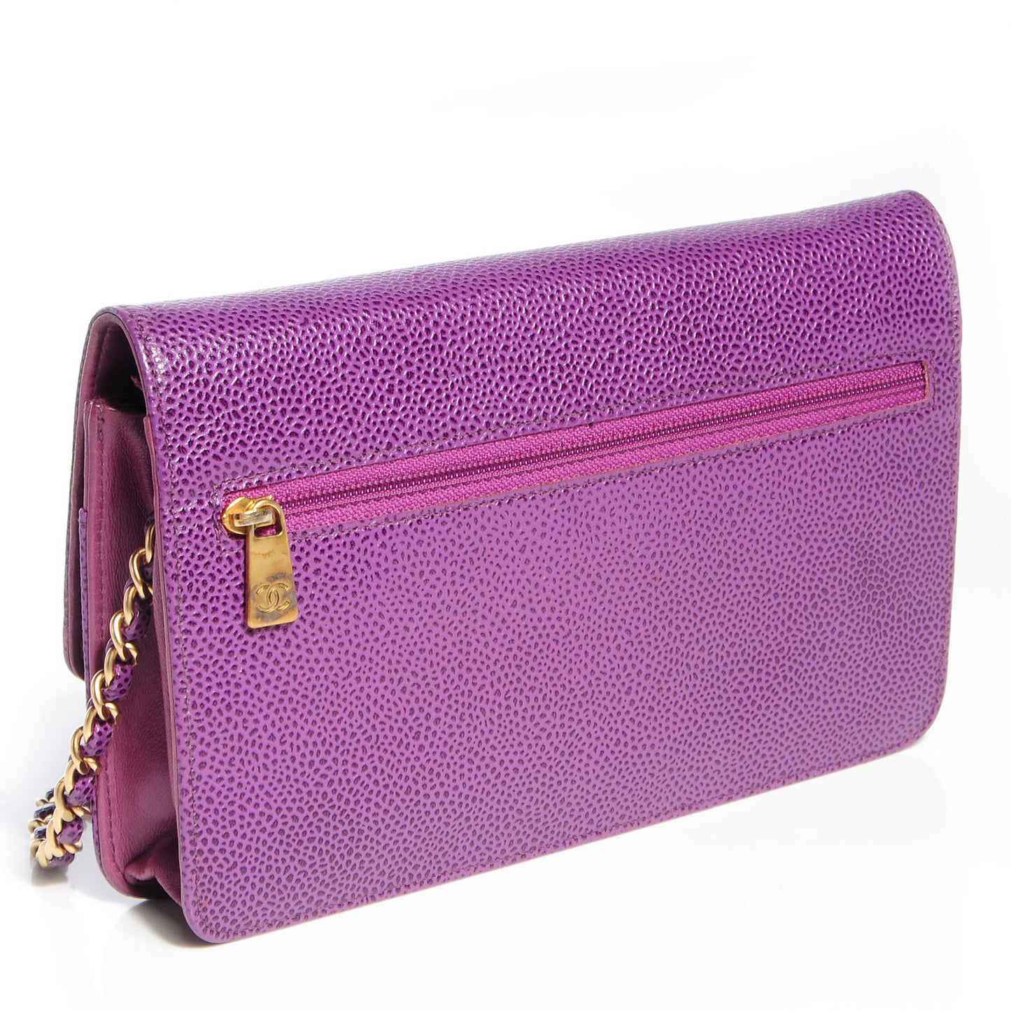 Caviar Timeless Wallet on Chain WOC Purple