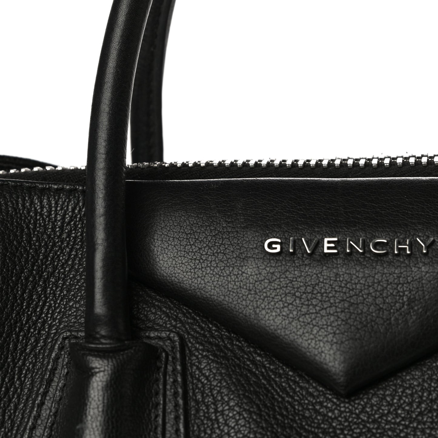 Sugar Goatskin Medium Antigona Black