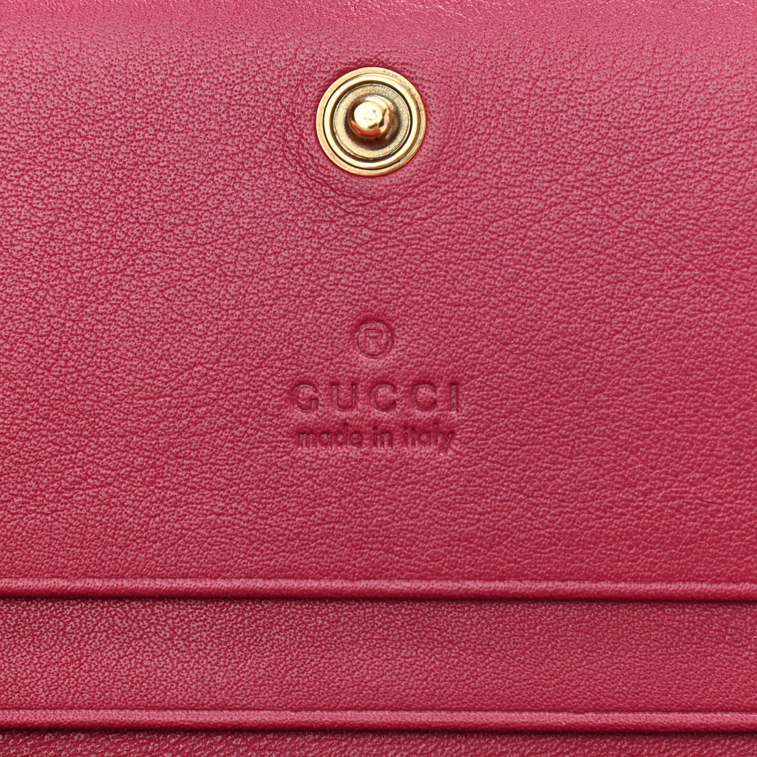 Gucci Velvet Matelasse Pearl Love Embroidered GG Marmont Card Case Wallet Light Raspberry Rose 6 of 10